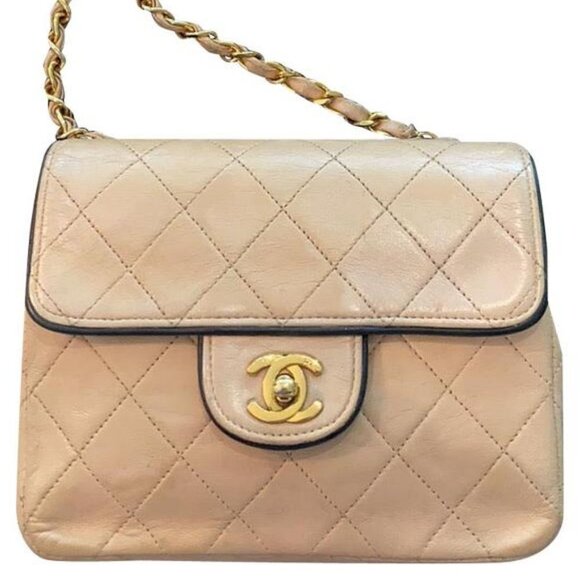 CHANEL Handbags - Chanel Classic Quilted Lambskin Leather Bag